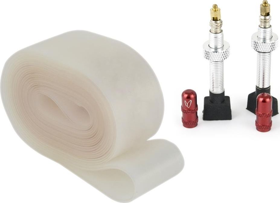 Effetto Mariposa Opaski Effetto Mariposa Caffelatex Tubeless Strip L 29" 30-34 mm 2 szt. + zawory