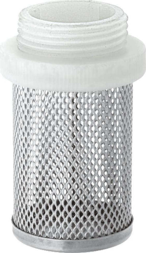 GEKA Kosz ssawny, stal nierdz., gwint zewn. G1",opak.samoobsl. GEKA