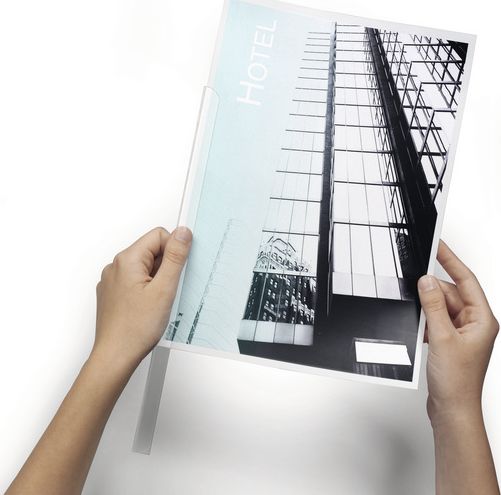 Herlitz GRZBIETY WSUWANE A4 GR. 6 MM. SZER.13 MM NA 60 KARTEK, BIAŁY