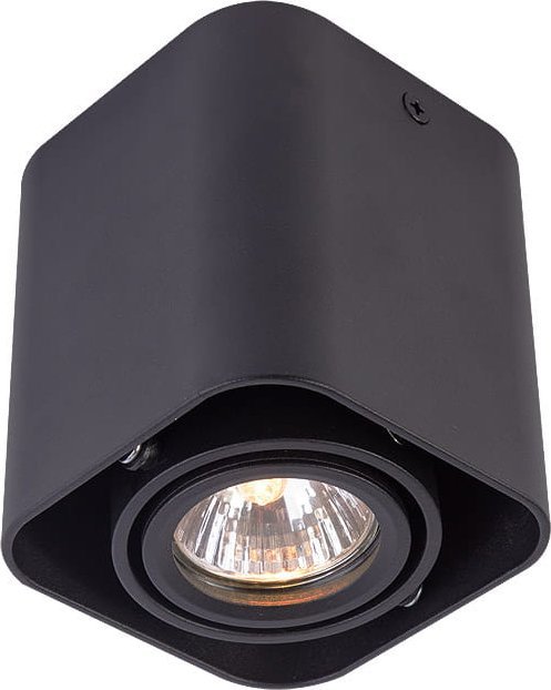 Lampa sufitowa Masterled Elsa lampa sufitowa tuba kierunkowa kwadrat czarna