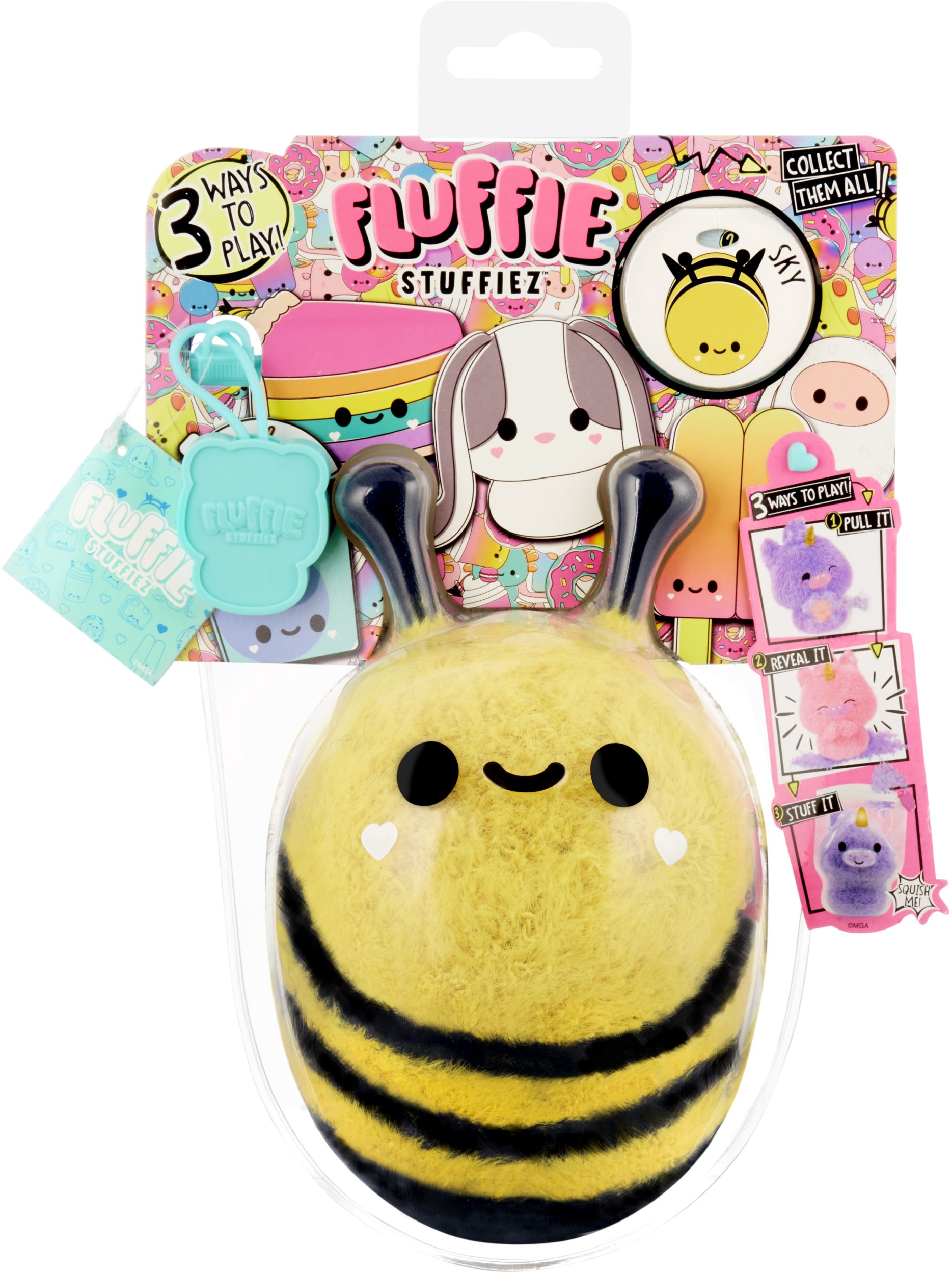 MGA MGA Entertainment Fluffie Stuffiez Small - Bee/Lady Bug, soft toy