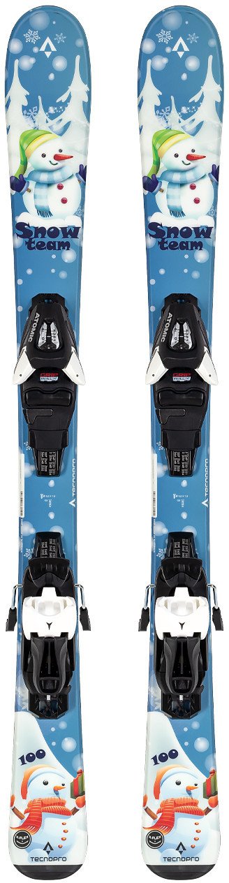 Narty dziecięce TECNOPRO SNOW TEAM + wiązanie ATOMIC LC 5 z GRIP WALK 70 cm