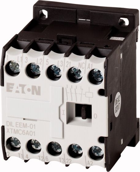 Eaton Stycznik mocy 6A 3P 24V AC 0Z 1R DILEEM-01 (051621)