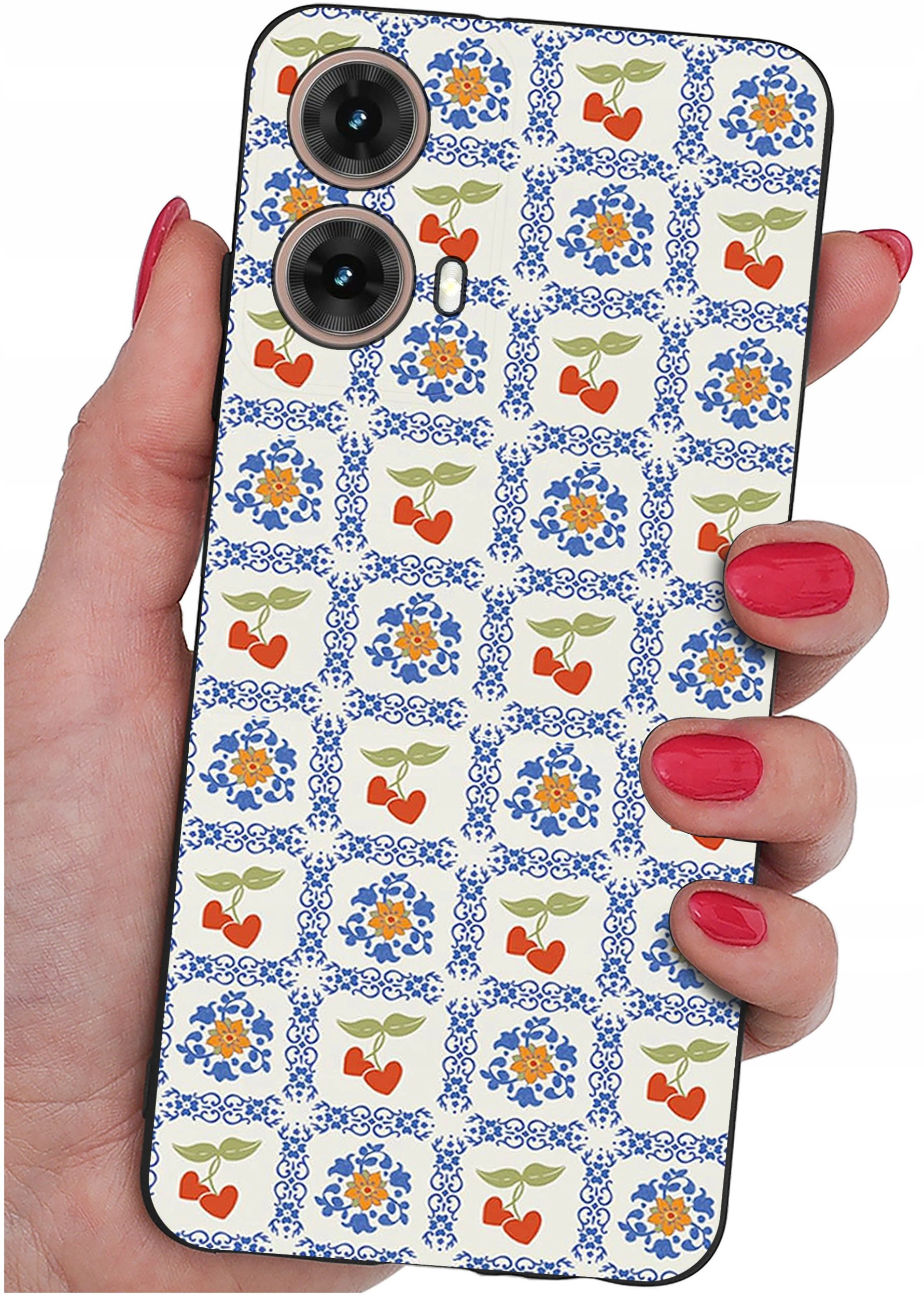 Etui do Motorola Moto G85 5G WZORY |SILIKONOWE MATT CASE