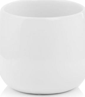 Polnix Doniczka ceramiczna na kwiaty 13,5 cm biała