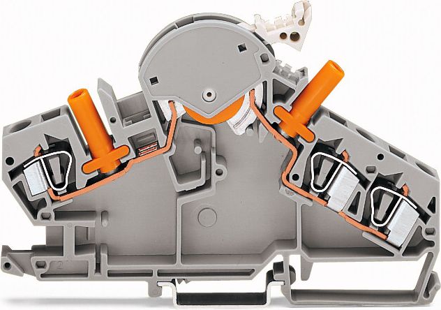 Wago Złączka rozłączalno-pomiarowa 2-przewodowa 10mm2 do przekładników prądowych szara (2007-8811)