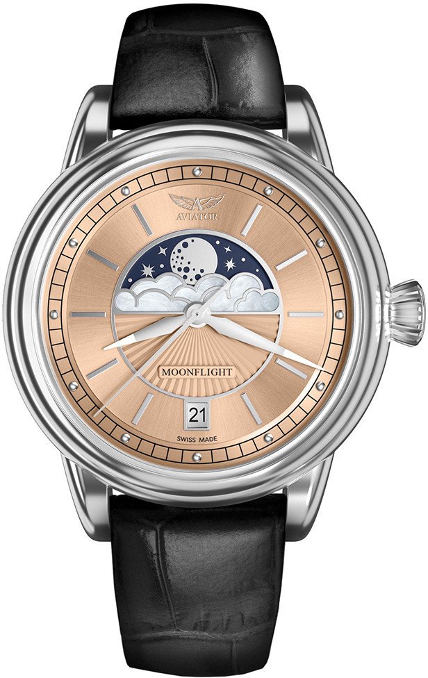 Zegarek damski Aviator V.1.33.0.259.4.BM czarny