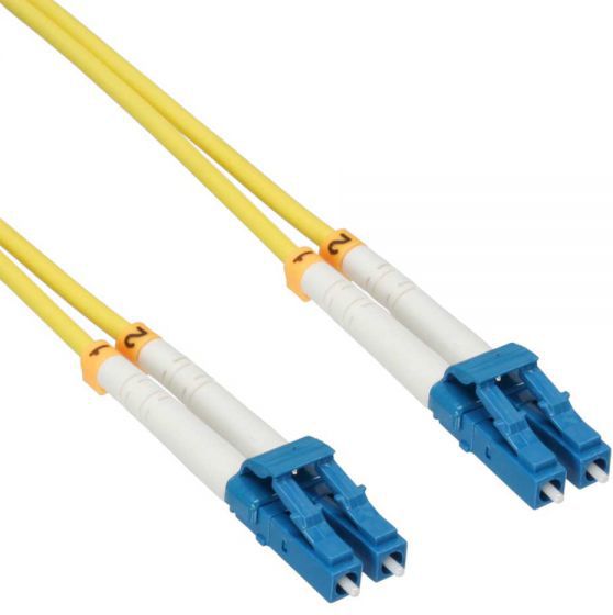 InLine Patchcord światłowodowy LC/LC, 9/125µm, OS2, 15m (88656O)