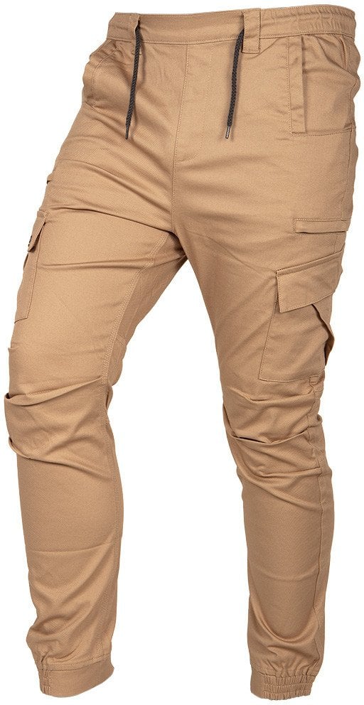 Spodnie robocze OUTDOOR, typu jogger, beżowe, rozmiar XL