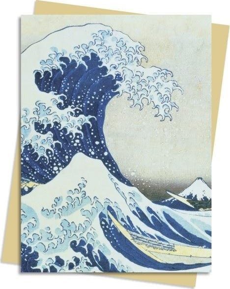 Karnet B6 Wielka fala w Kanagawie Hokusai Katsushi