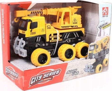 Hipo Dźwig pojazd 6-koł 19cm św/dźw RJ6964-4 07336