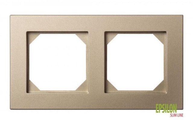 FRAME LIREGUS EPSILON 2-GANG CHAMP.