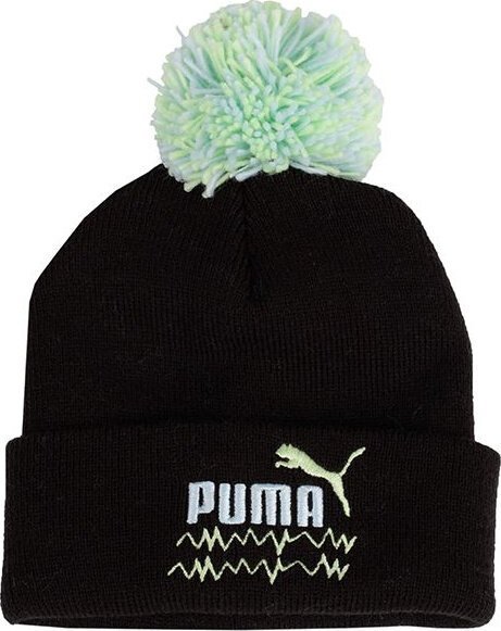 Puma Czapka dla dzieci Puma Mixmatch Pom Pom czarna 024798 01 Kids