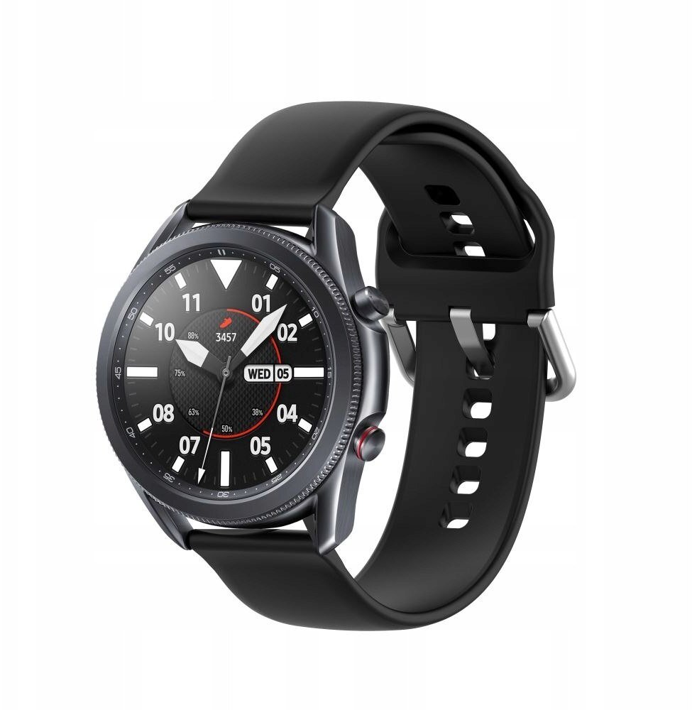 Pasek silikonowy do Samsung Galaxy Watch 41mm czarny - sportowy