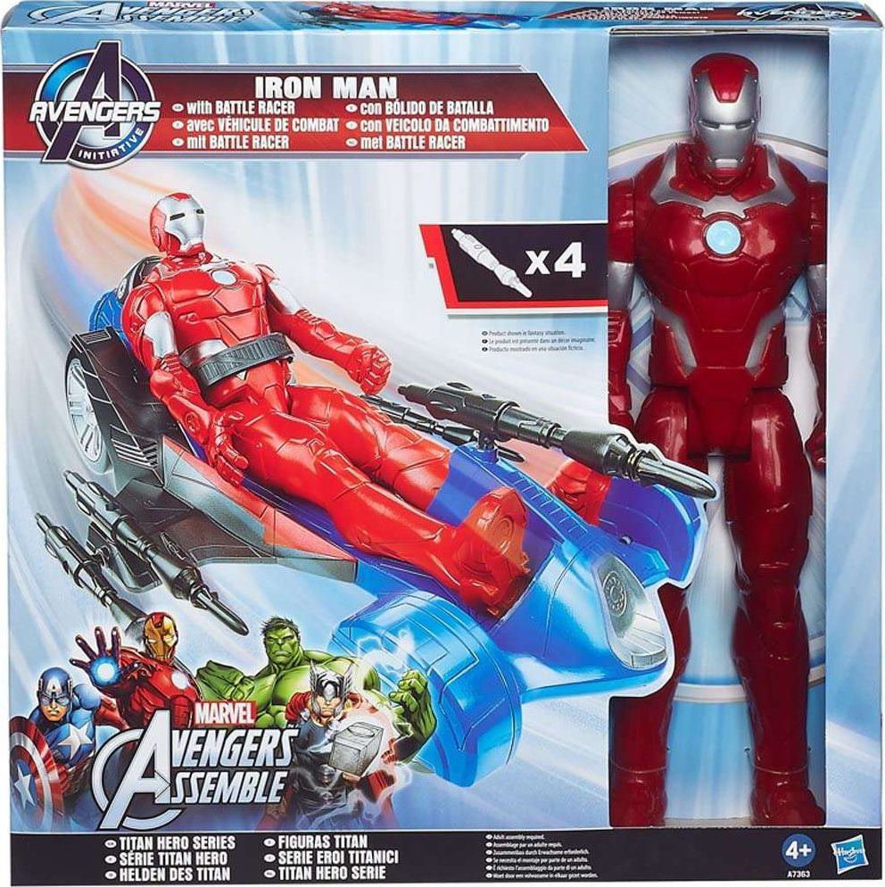 Figurka Hasbro Avengers Titan Hero Series - Iron Man & Battle Racer (A7363)