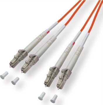 Kabel światłowodowy duplex. 50/125 µm LC/LC, pomarańczowy, 3 m