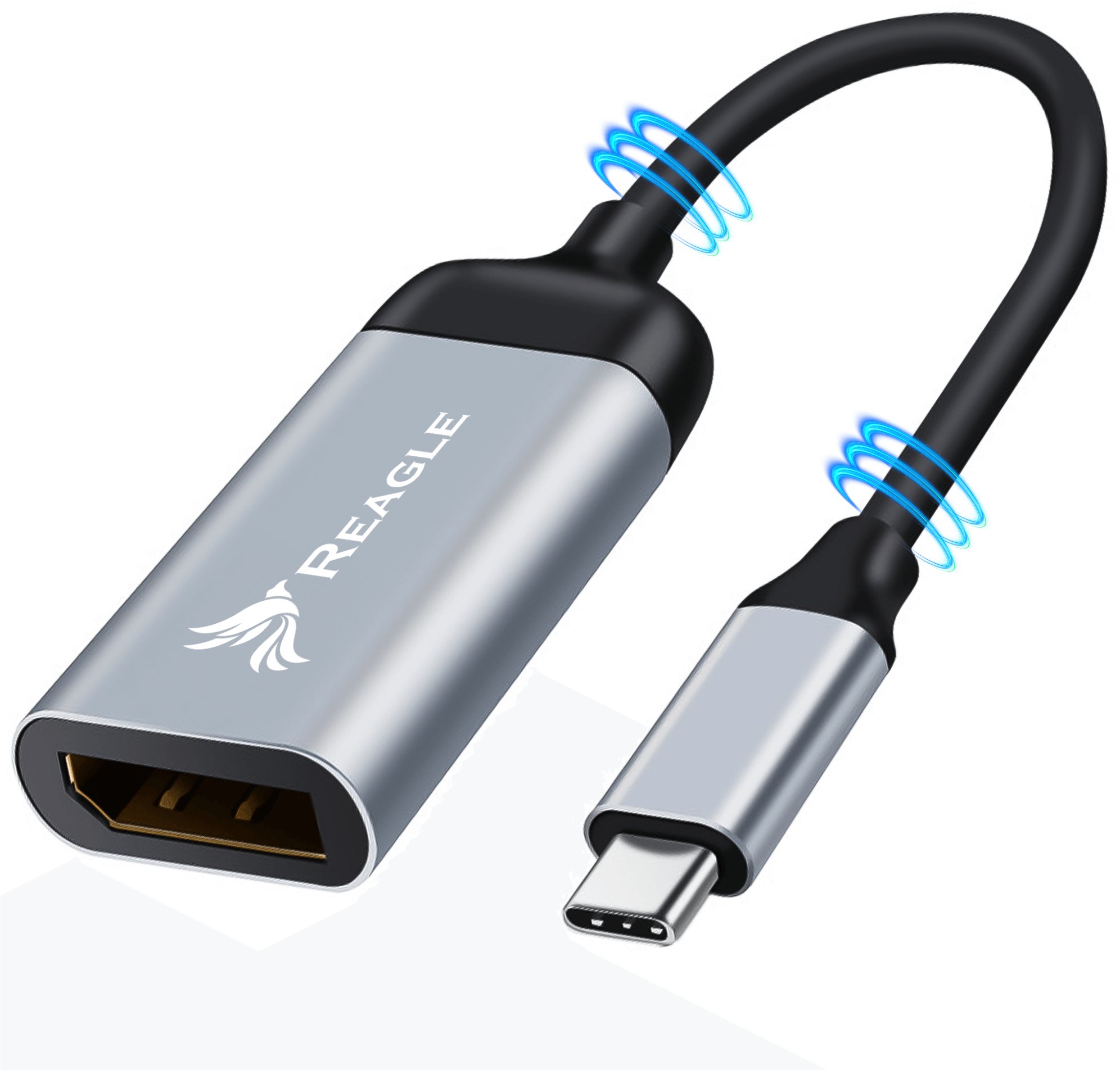 ADAPTER PRZEJŚCIÓWKA USB-C DISPLAYPORT 4K 60Hz TYP-C 3.2 MHL DP MACBOOK Reagle