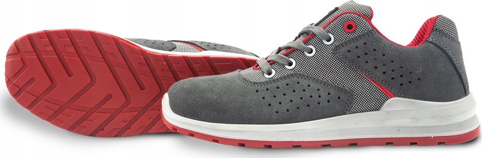 CERVA GRIMMA S1 SR - Półbuty z podnoskiem wkładka antystayczna cholewka ze skóry zamszowej - czarny-żółty 47