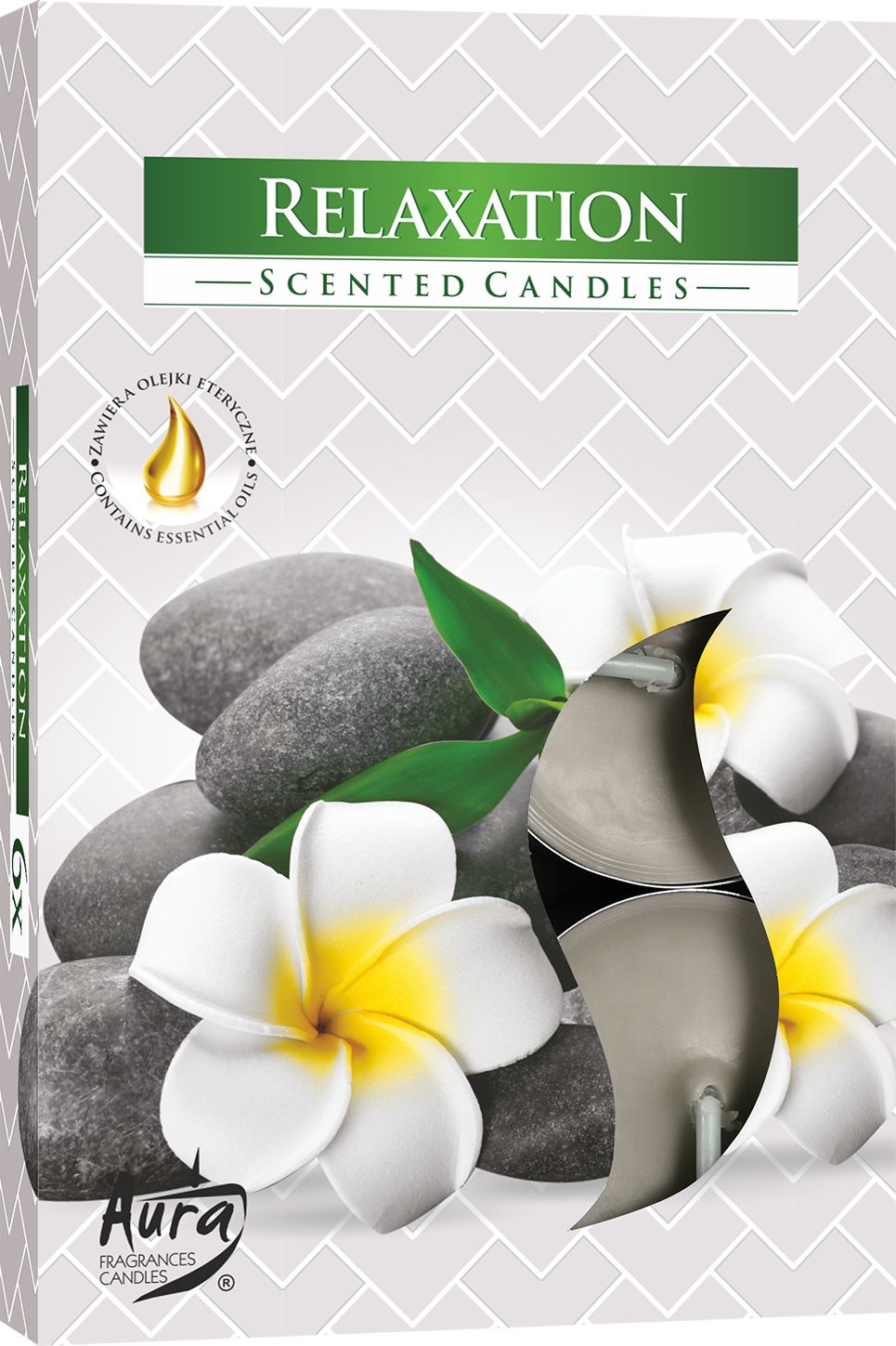 Bispol Podgrzewacze zapachowe BISPOL 4H RELAXATION 6szt.