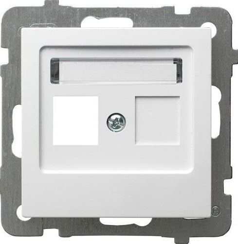 Ospel AS Obudowa gniazda teleinformatycznego pojedynczego biała (GPK-1G/p/00)