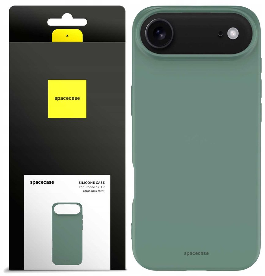 SpaceCase Etui Silicone Case 3.0 iPhone 17 Air dark green standard