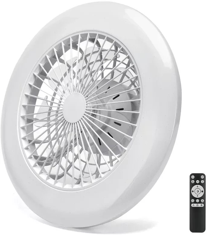 Wentylator z oświetleniem 49cm fan18W+40W CCT ze zdalnym sterowaniem