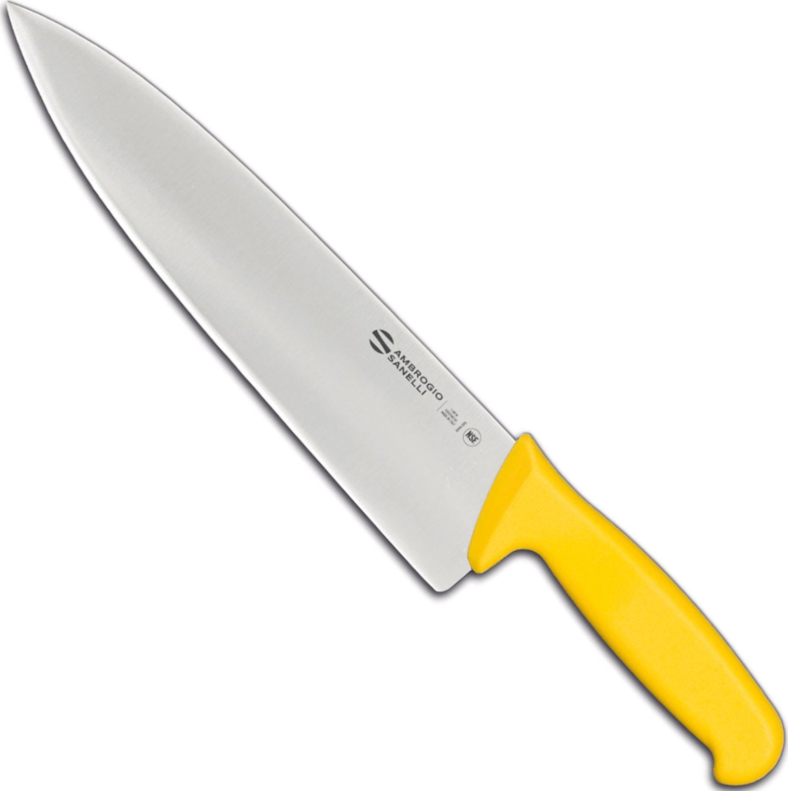 Ambrogio Sanelli Nóż rzeźniczy do drobiu SUPRA COLORE HACCP 260/410 mm - żółty Nóż rzeźniczy do drobiu SUPRA COLORE HACCP 260/410 mm - żółty