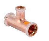 Geberit Trójnik Mapress Kupfer Gas redukcyjny DN 20/15/20 (34537)