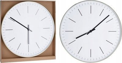 Home Styling Collection Zegar ścienny do kuchni minimalistyczna tarcza, Ø 50 cm