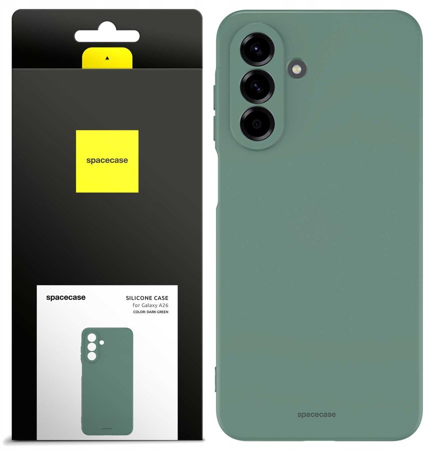 SpaceCase Etui Silicone Case 3.0 Galaxy A26 dark green standard