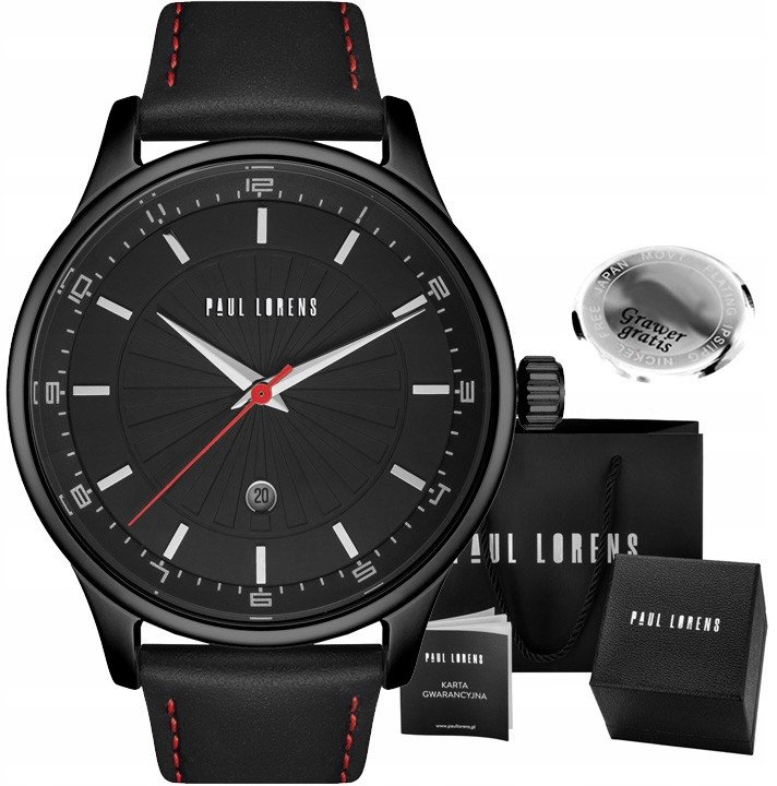 Zegarek męski Paul Lorens DAVRES-1A3 Z GRAWEREM