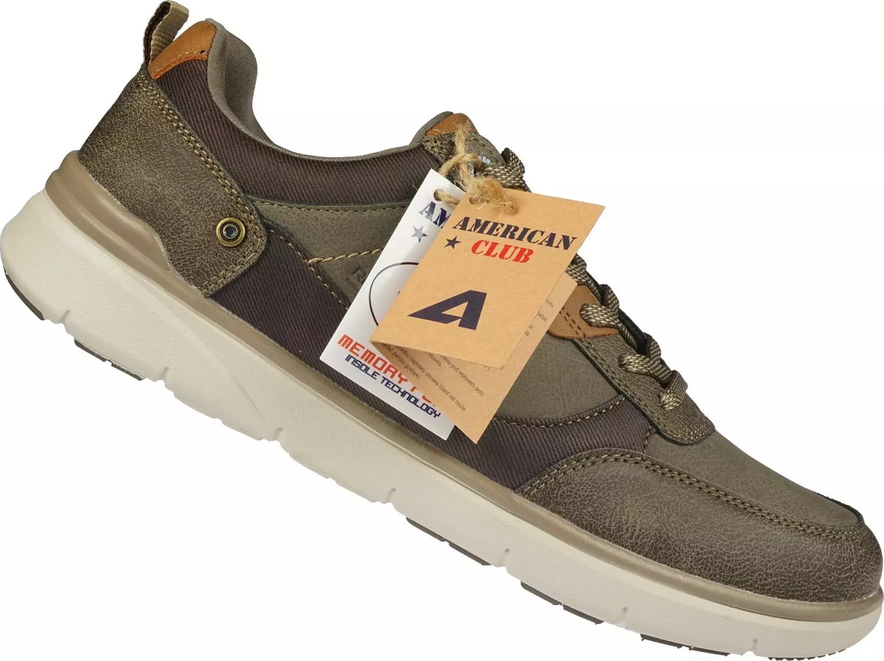 American Club Męskie buty sportowe American Club RH143/24 beżowe 41