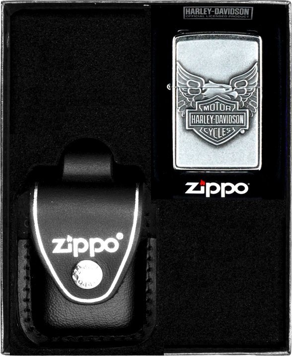 Zestaw ZIPPO Zapalniczka HARLEY DAVIDSON IRION EAGLE Prezentowy No3