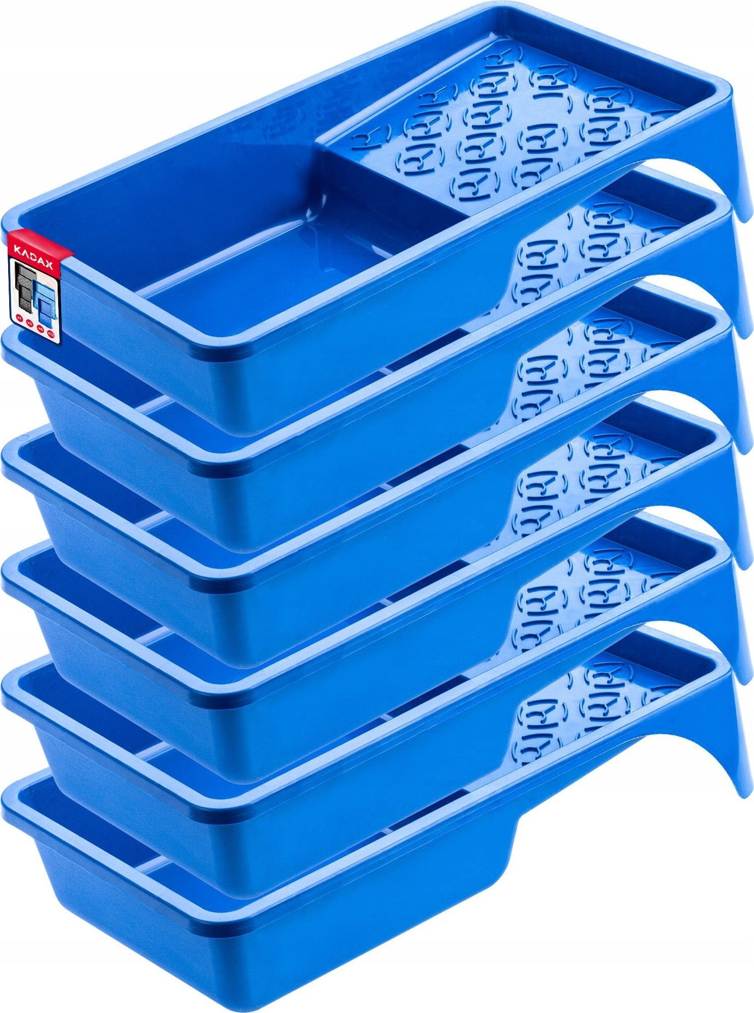 Kadax Kuweta Malarska Na Wałek Farba 160mm Niebieska 6Sz