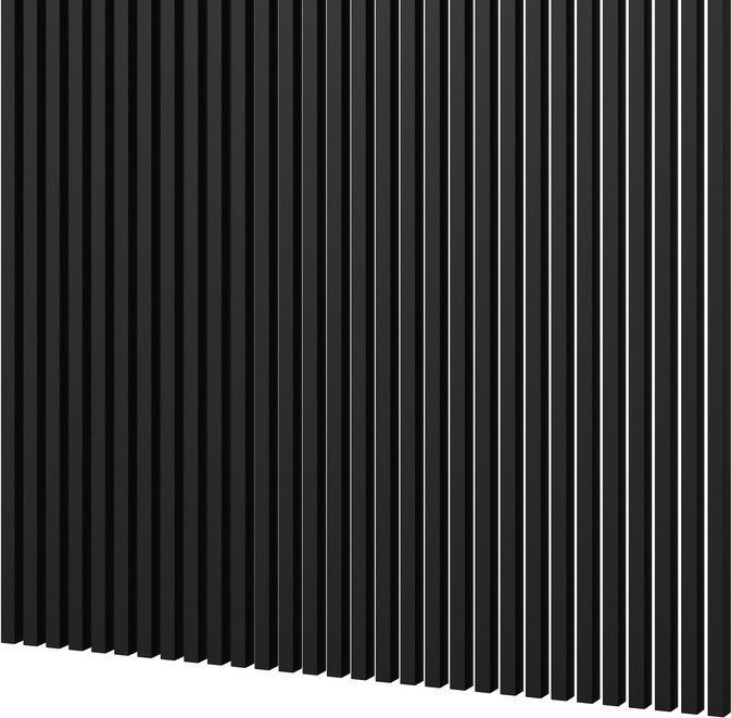 Mebano.pl Lamele czarne matowe zestaw 36 szt.