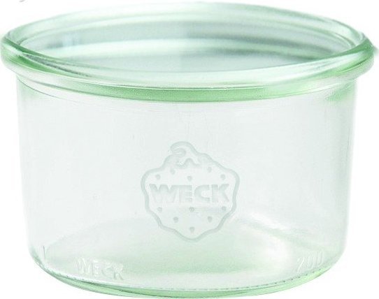 Wamar-Sosenka Zestaw Słoików WECK Pojemność 200 ml średnica 80mm 12 sztuk Bez dodatków