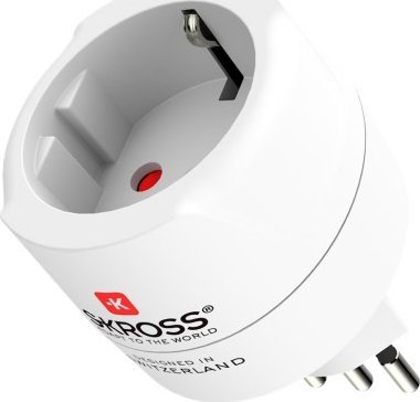 Skross Adapter podróżny z Europy do Szwajcarii, Włoch i Brazylii