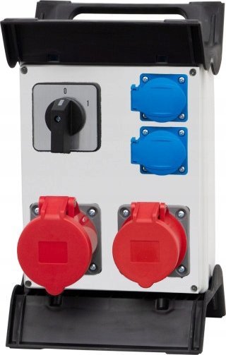 F-Elektro Rozdzielnica R-240 2x16A/5P, 2x230V, 0/1 na stelażu plastikowym