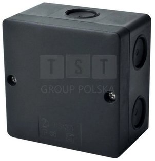 KSK 80-FA Puszka n/t 81x81x16 IP66 KSK 80 FA czarna