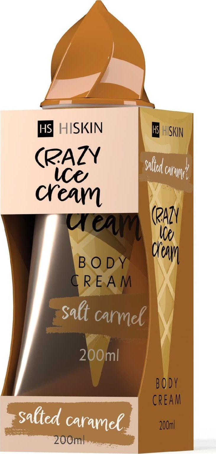 HiSkin HISKIN Crazy Ice Cream Krem do ciała - Salted Caramel 200 ml