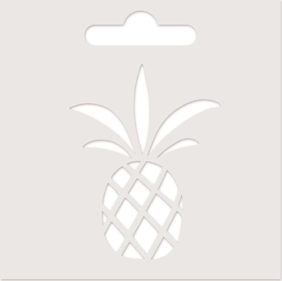 Aladine Szablon do pasty 3D 8x8 cm Ananas