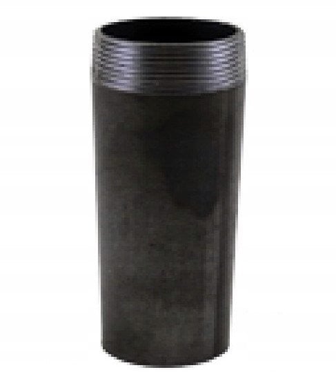 Króciec czarny jednostronnie gwintowany 65-150