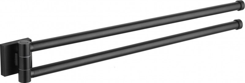 Mexen Mexen Rufo podwójny obrotowy wieszak na ręcznik czarny - 7050925-70