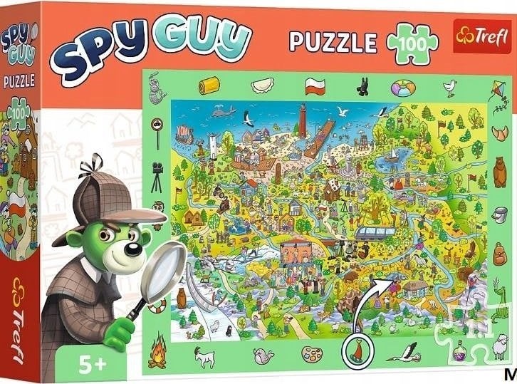 Trefl Puzzle obserwacyjne Spy Guy Polska 100 elementów