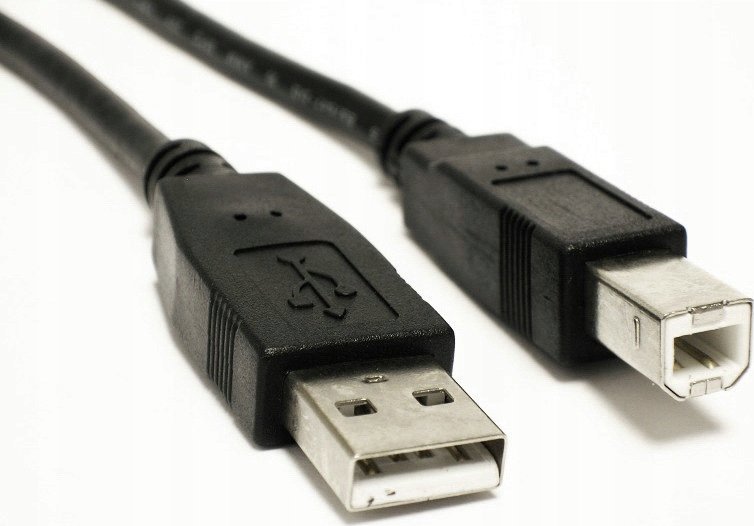 Kabel USB Lanberg USB-A - USB-B 1.8 m Czarny