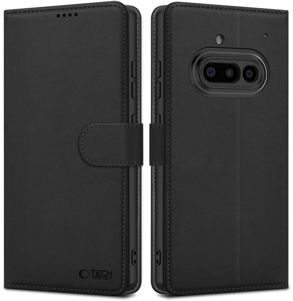 TECH-PROTECT WALLET NOTHING PHONE 3A MATTE BLACK