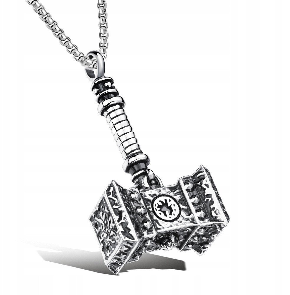NASZYJNIK MŁOT THORA Valknut NORDIC Wikingów 306