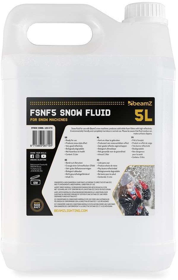 Płyn do wytwornicy śniegu 5L BeamZ one size