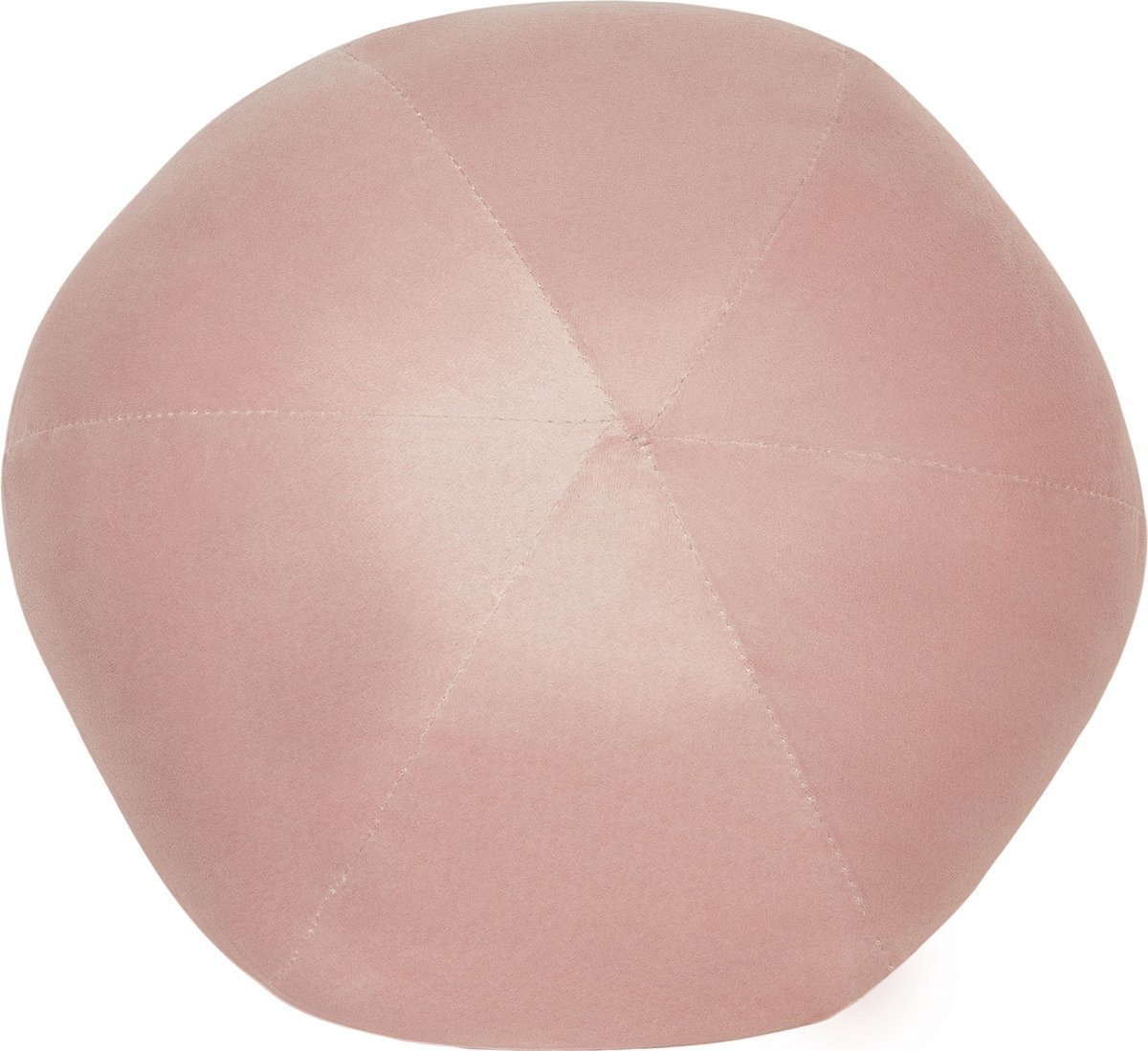 Beliani Poduszka dekoracyjna SALVIA Welur 30 x 30 cm Różowy Jednolity