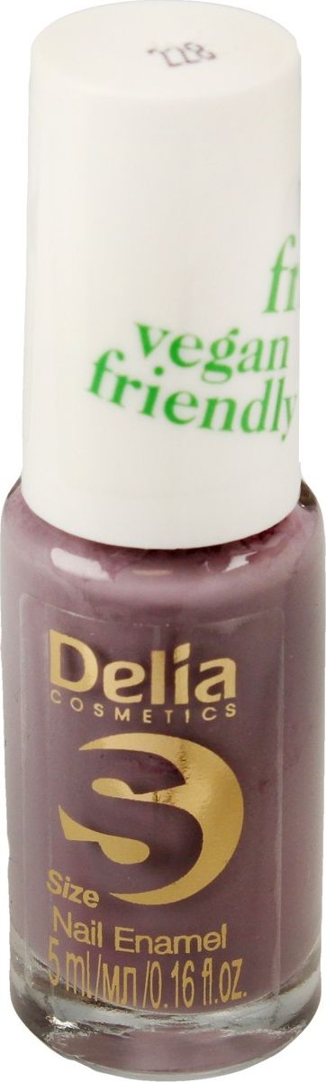 Delia Delia Cosmetics Vegan Friendly Emalia do paznokci Size S nr 228 Psycho 5ml